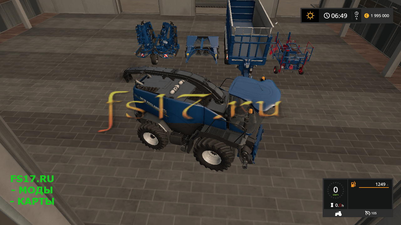 Пак NEW HOLLAND FORAGE V6.0 для Farming Simulator 2017