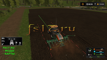 Сеялка AMAZONE EDX 6000 V1.0.0.2 для Farming Simulator 2017