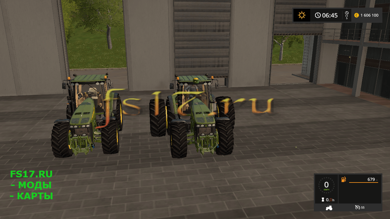 Трактор JOHN DEERE 8530 BD V2.0 для Farming Simulator 2017