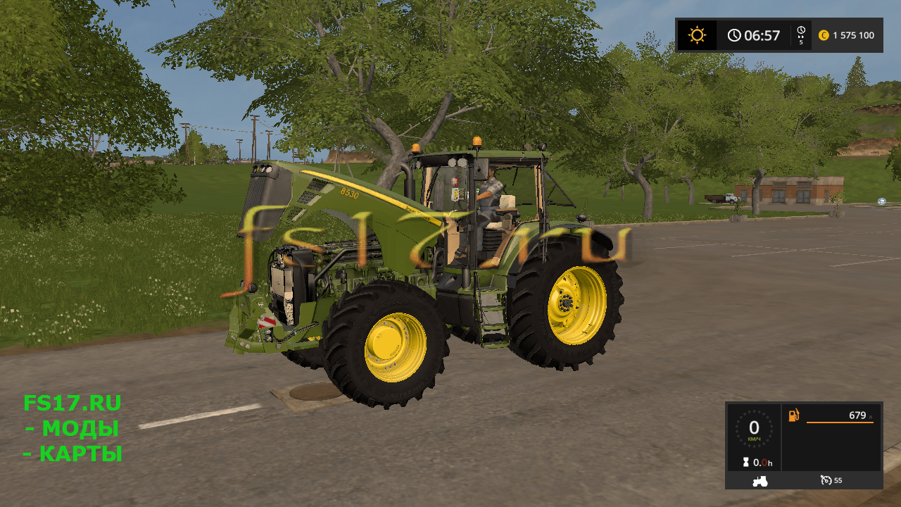 Трактор John Deere 8530 Bd V20 для Farming Simulator 2017 Farming Simulator игра Фермер 9347
