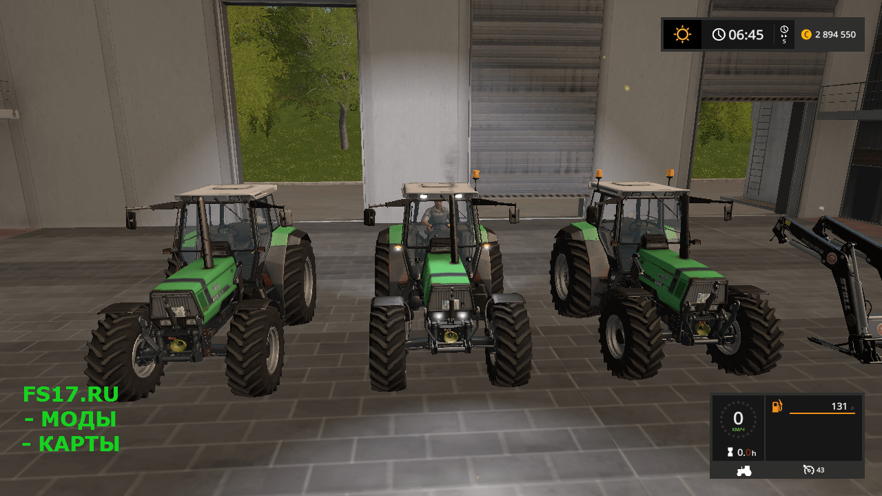 Трактор DEUTZ AGROSTAR 6.31 V1.1.0.0 для Farming Simulator 2017