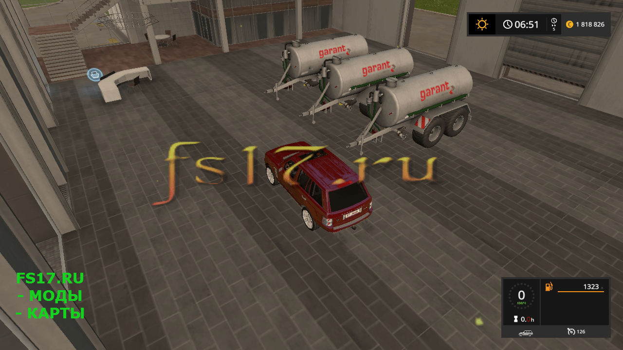 Разбрасыватель жидкого навоза KOTTEGARANT VT14000 V1.1.0.0 для Farming Simulator 2017