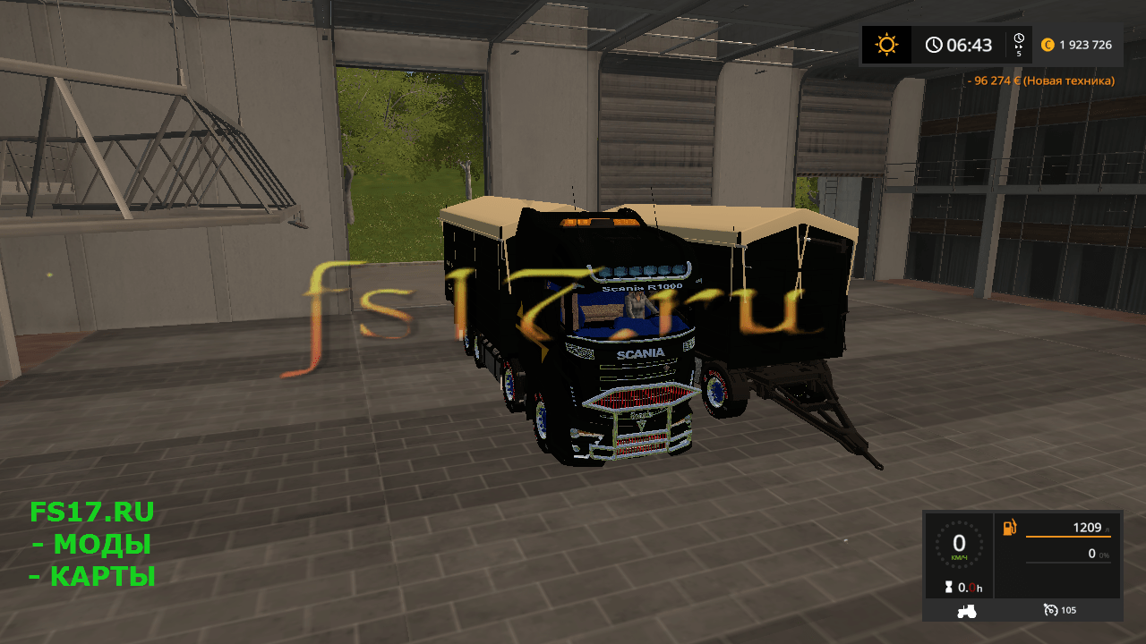 Пак SCANIA CONOW ARTICULATED LINK V0.1 для Farming Simulator 2017