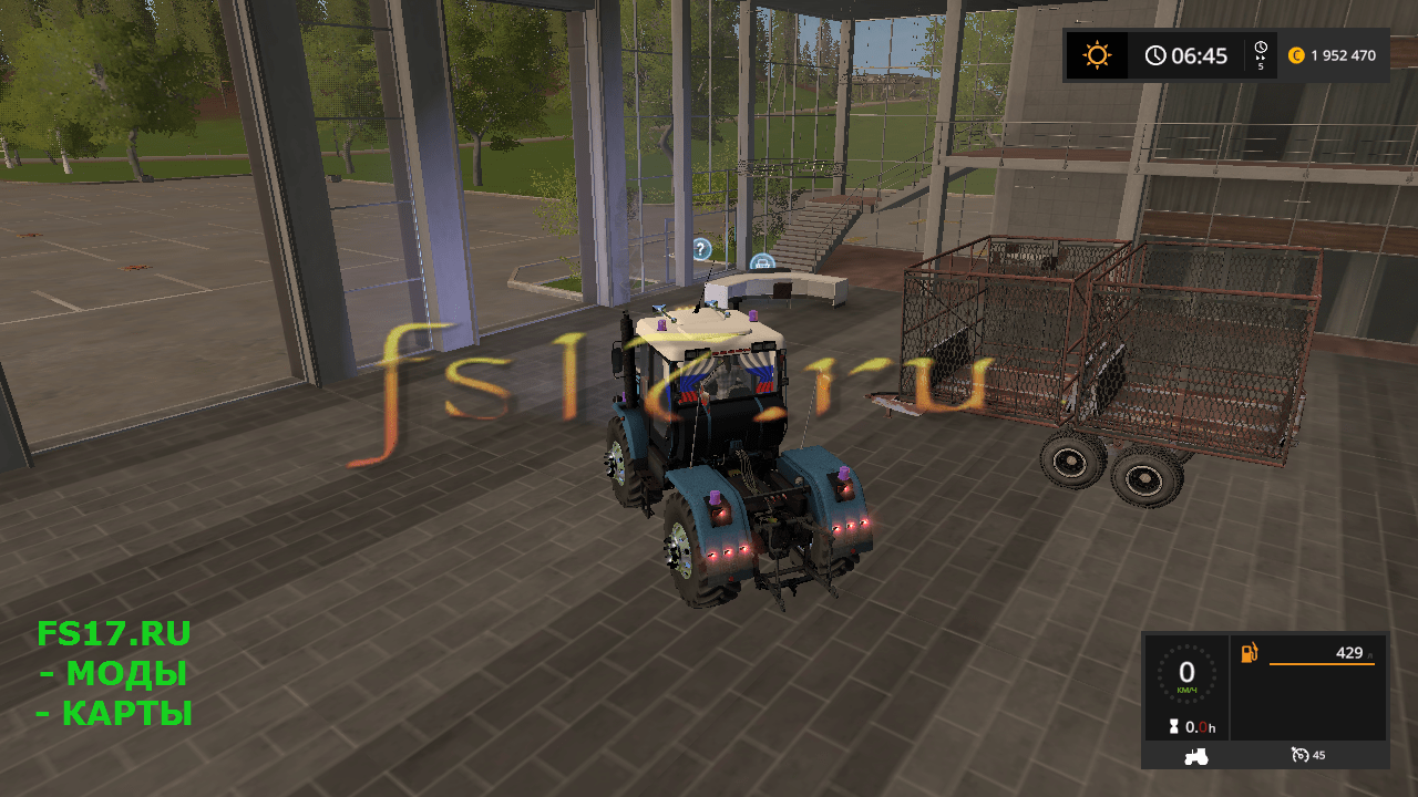Прицеп подборщик PTS 9-15 V2.0 для Farming Simulator 2017