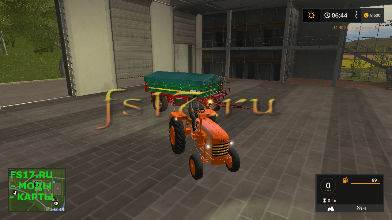 Трактор RENAULT D22 V1.1 для Farming Simulator 2017
