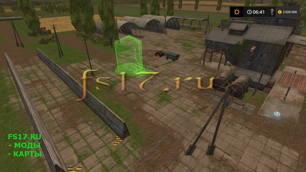 Покупаемое зернохранилище GRAINS STORAGE SILO PLACEABLE V1.0.0.0 для Farming Simulator 2017