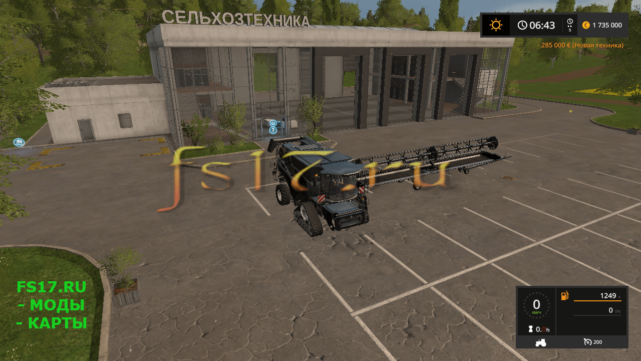 Читерский комбайн NEW HOLLAND CR10.90 V1.0 для Farming Simulator 2017
