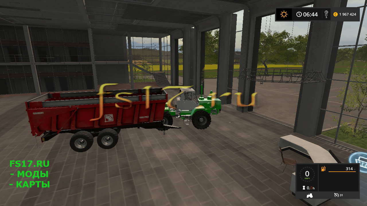 Прицеп GILIBERT PRO 1800 V1.0.0.0 для Farming Simulator 2017