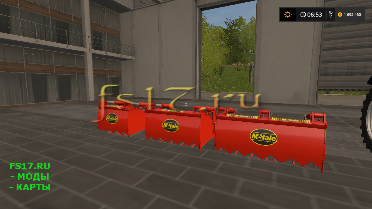 Вилы MCHALE BLOCKCUTTERS V1.0.0.0 для Farming Simulator 2017