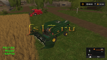 Комбайн JOHN DEERE 2056 V1.1 для Farming Simulator 2017