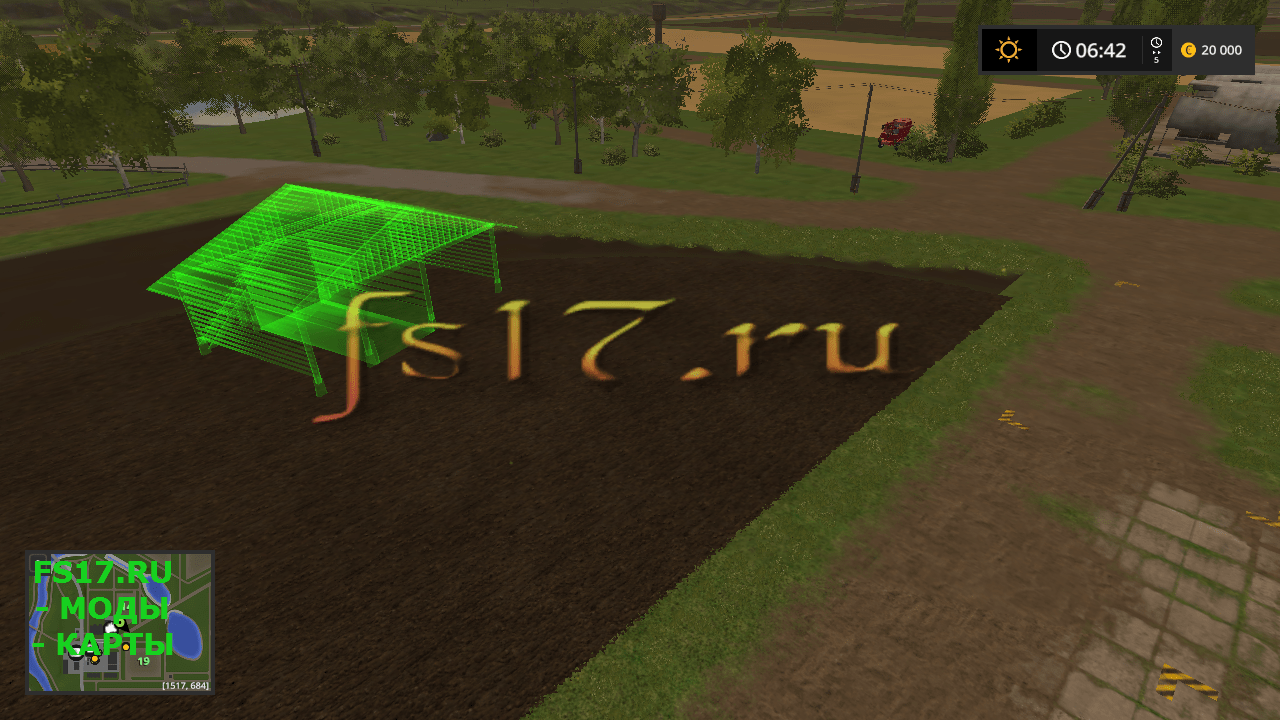 Навес SLOVENIAN TOPLAR V1.0 для Farming Simulator 2017