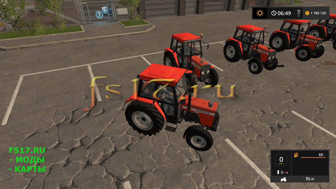 Трактор URSUS 4512 V1.1 для Farming Simulator 2017