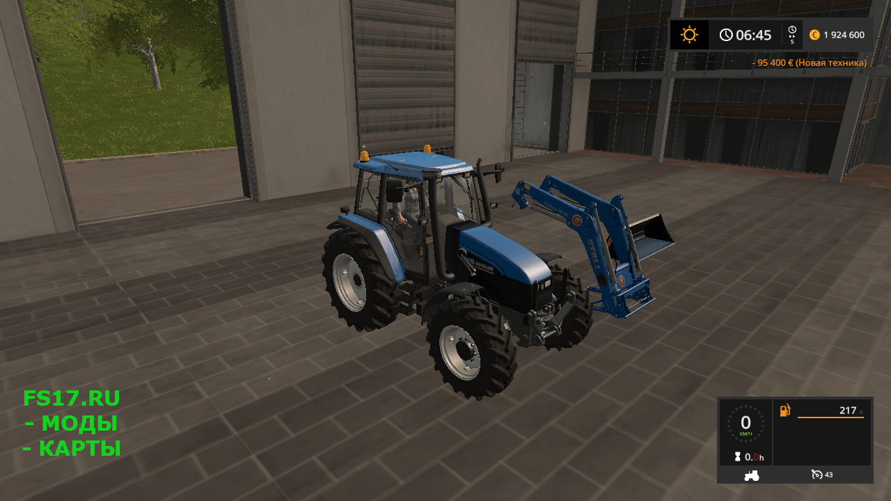 Трактор NEW HOLLAND TS115 V1.0.0.0 для Farming Simulator 2017