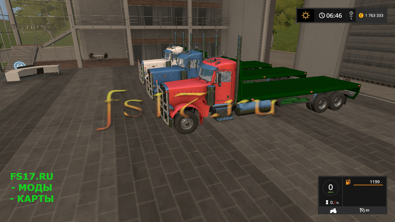 Грузовик PETE HAY HAULER V1.0 для Farming Simulator 2017