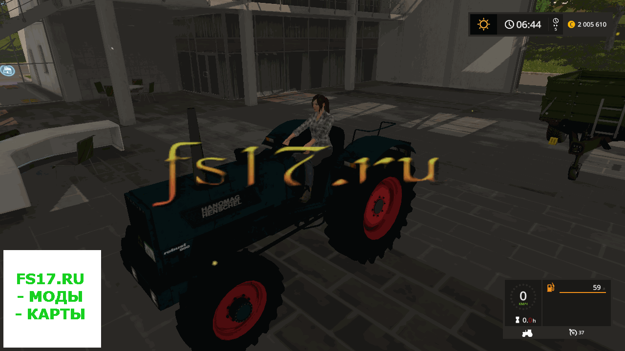 Трактор HANOMAG ROBUST 900A V1.0 для Farming Simulator 2017