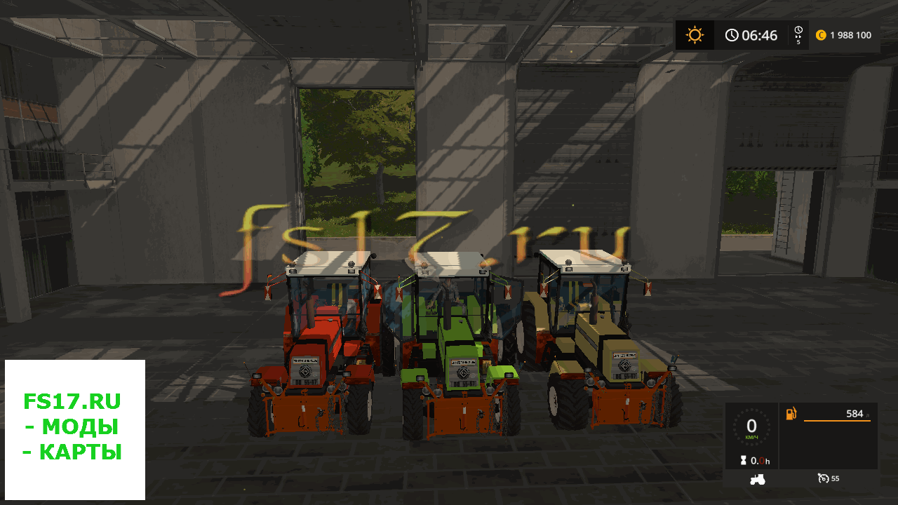 Трактор FORTSCHRITT ZT323A V1.0.0.1 для Farming Simulator 2017