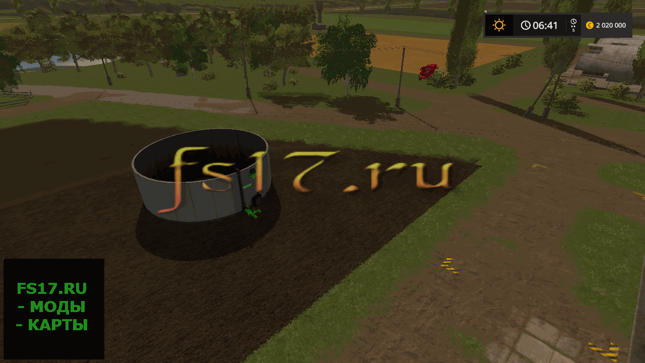 Пак хранилищ SLURRYSTORAGE V1.3.0.0 для Farming Simulator 2017