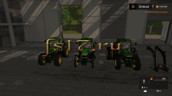 Трактор JOHN DEERE 6810/6910 V1.0.0.0 для Farming Simulator 2017
