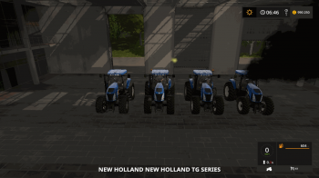Трактор NEW HOLLAND TG SERIES V1.0 для Farming Simulator 2017