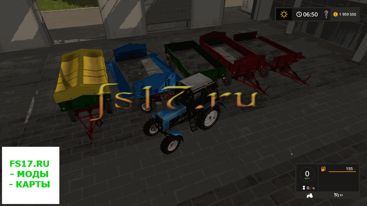 Пак прицепов OLD FASHIONED TIPPER V1.0.0.0 для Farming Simulator 2017