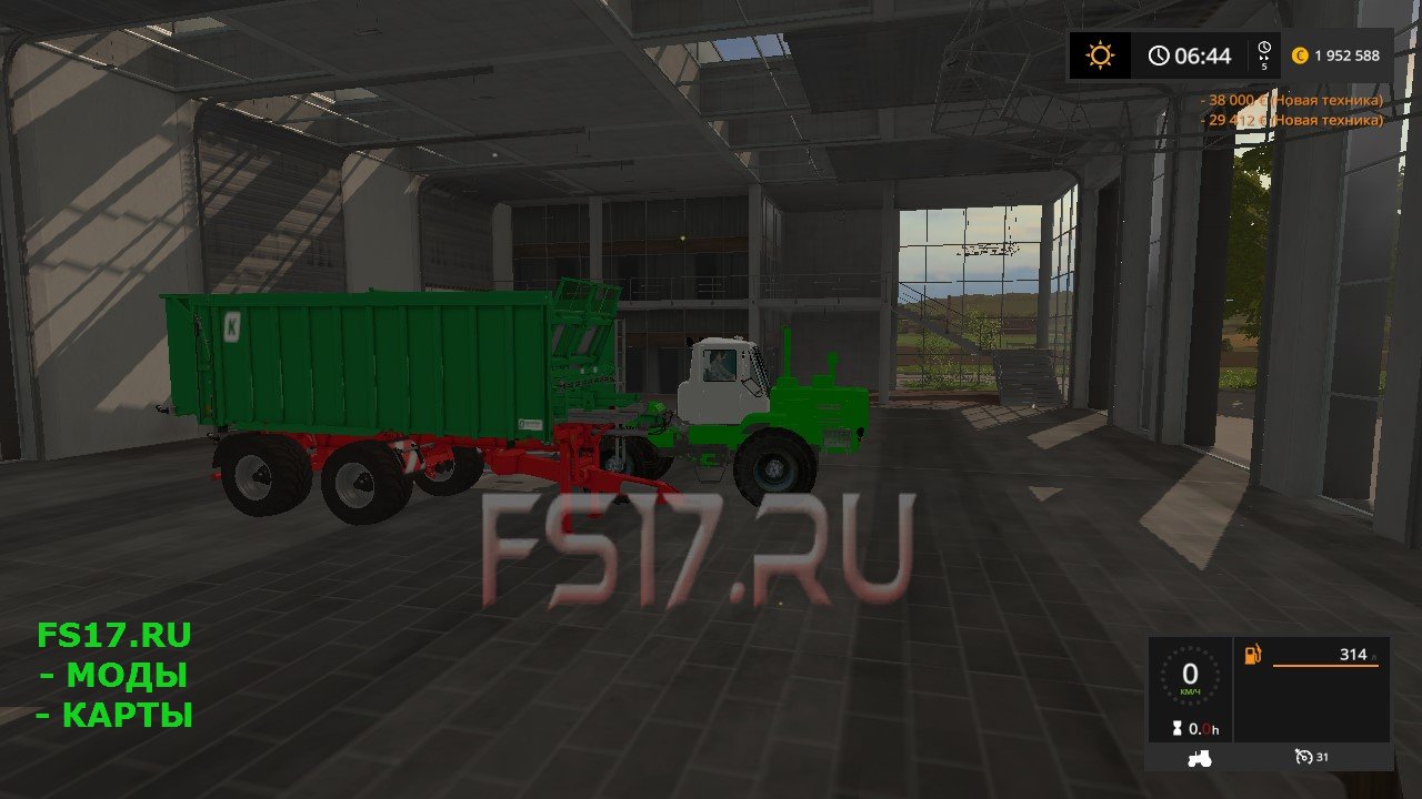 Прицеп KROEGER AGROLINER TAW 20 V1.0 для Farming Simulator 2017