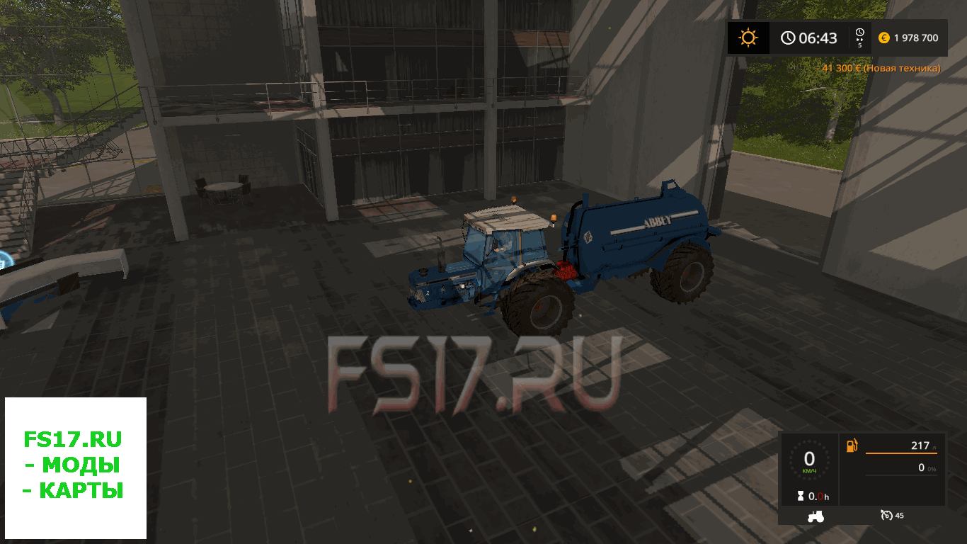 Самоходный разбрасыватель жидкого навоза FORD TRAMLINER V1.0 для Farming Simulator 2017