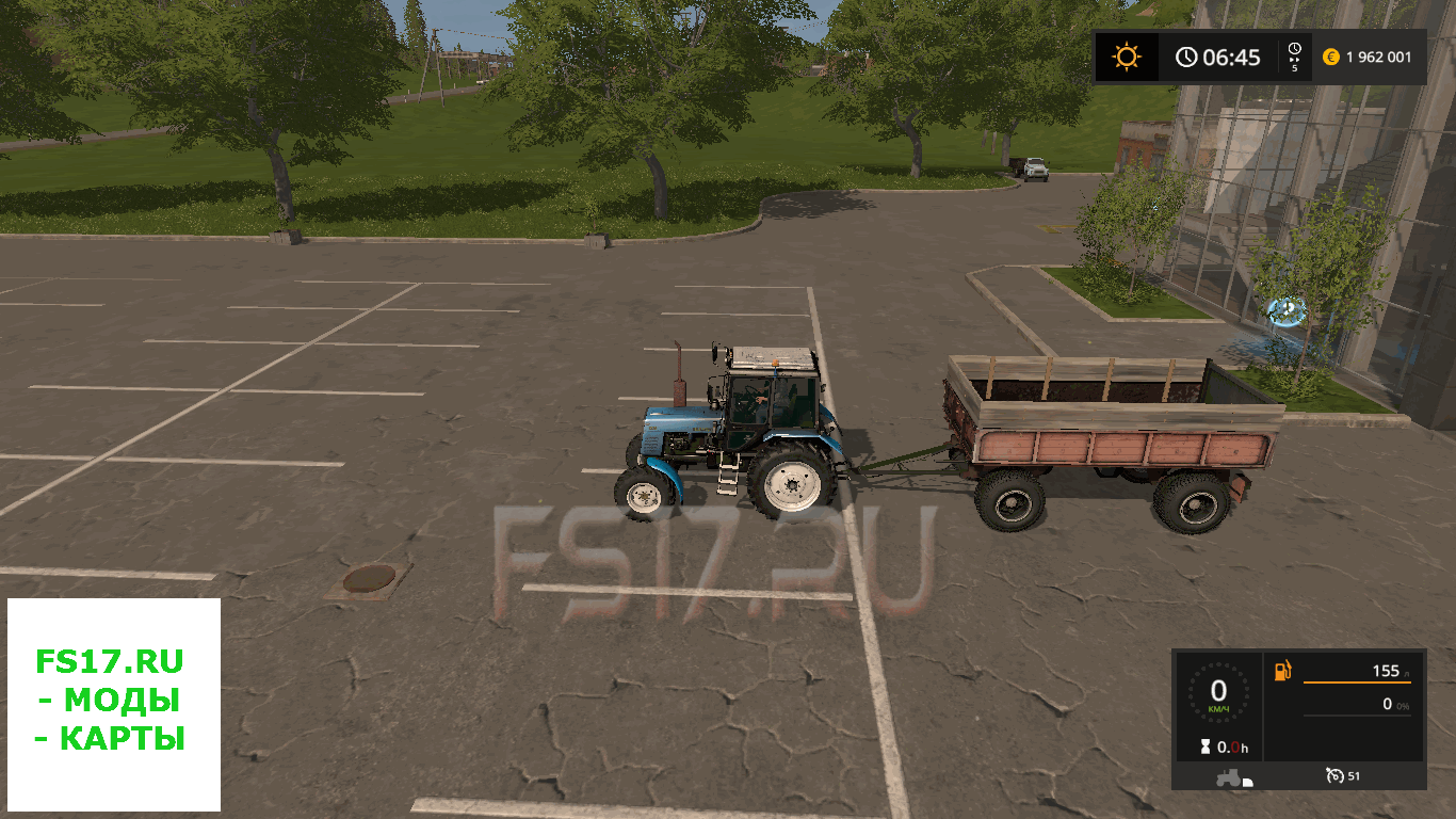 Прицеп PTS-6 SILOS TRAILER v 1.1 для Farming Simulator 2017