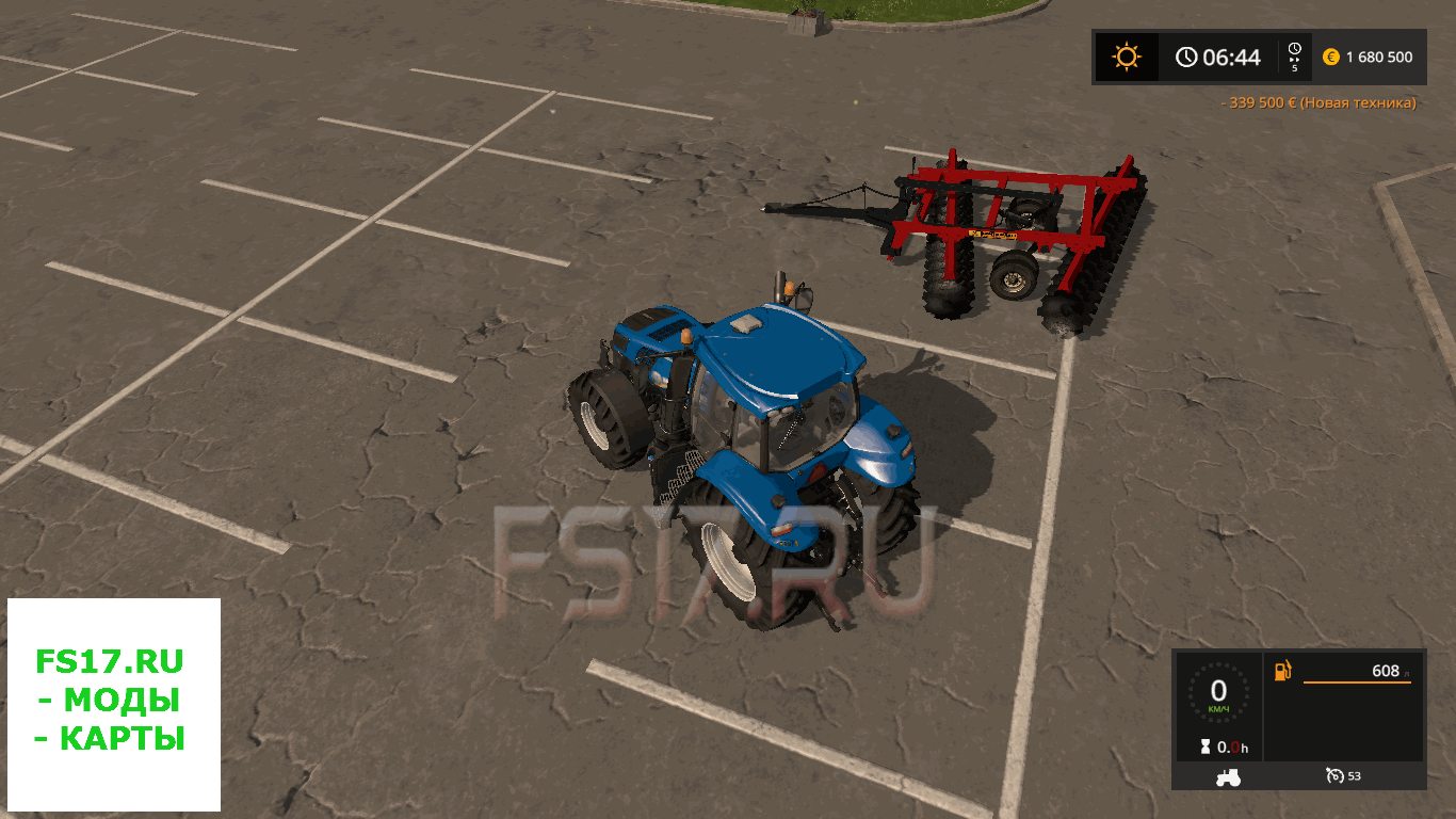 Культиватор GRADE SANTA IZABEL V1.0.1 для Farming Simulator 2017