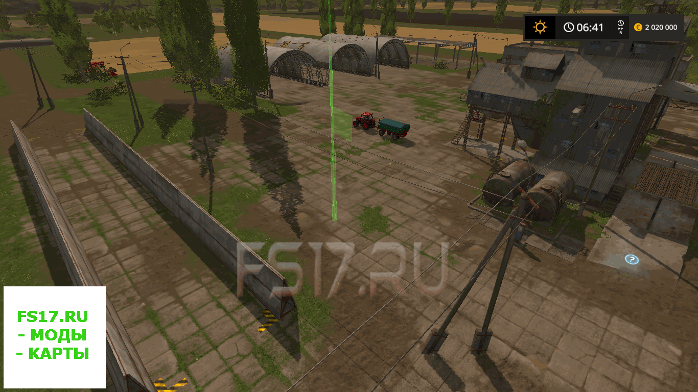 Покупаемый флагшток с сиреной v 5.1 для Farming Simulator 2017