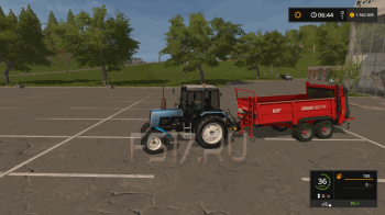 Навозоразбрасыватель ORION 120TH V1.2.0.0 для Farming Simulator 2017