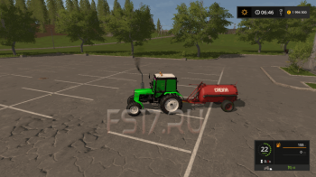 Разбрасыватель жидкого навоза CREINA SLURRY TANK V1.0.0.1 для Farming Simulator 2017