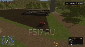 Покупаемая вертолетная площадка v 1.0 для Farming Simulator 2017