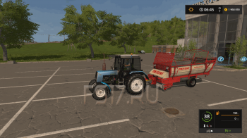 Прицеп подборщик KRONE TURBO 2500 V1.0 для Farming Simulator 2017