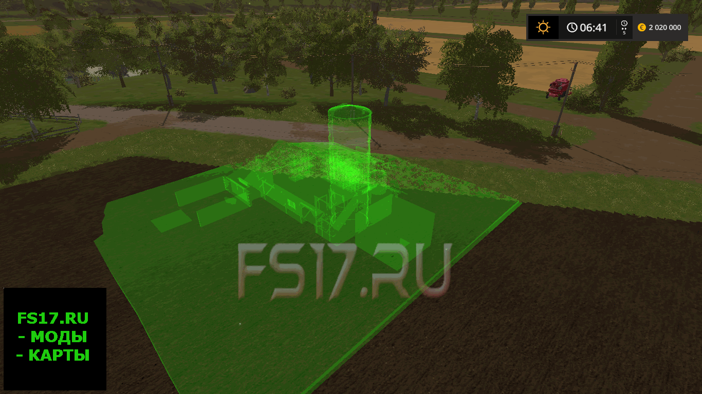 Производство удобрений FERTILIZER PRODUCTION V1.0 для Farming Simulator 2017