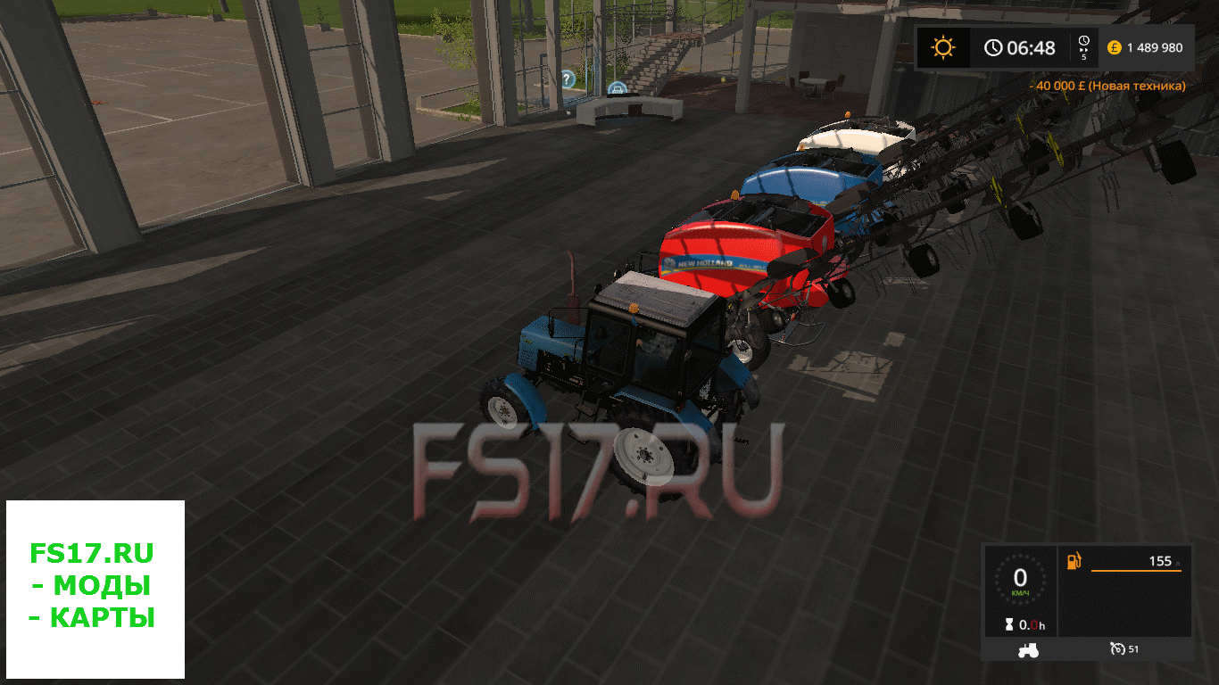 Тюкопресс с валковой жаткой new Holland RollBelt 150 v 1.0 для Farming Simulator 2017