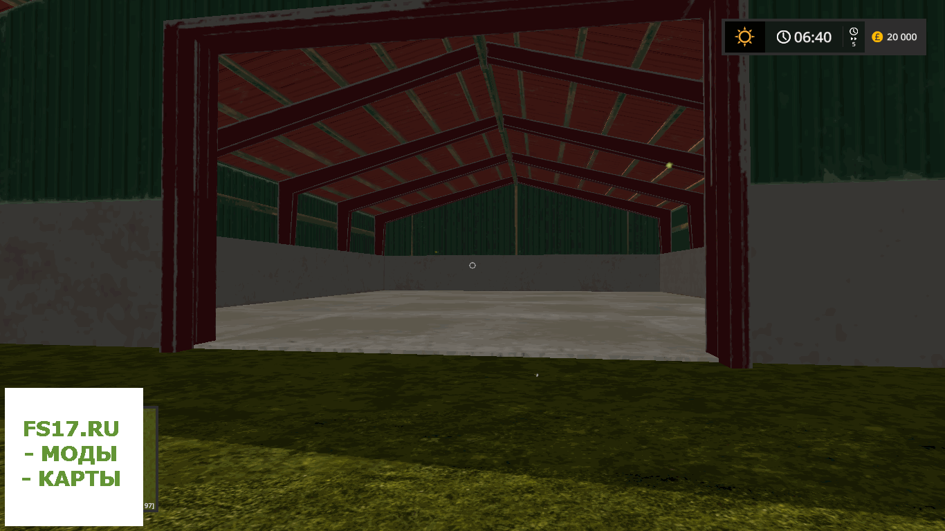 Объект GE MACHINE SHED MK2 (PREFAB) V1.0.0.0 для Farming Simulator 2017