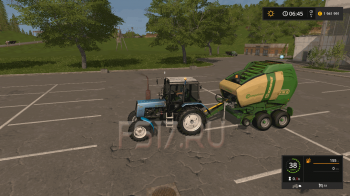 Тюкопресс KRONE COMPRIMA V180 V1.1 для Farming Simulator 2017