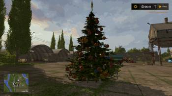 Новогодняя елка v 1.0 для Farming Simulator 2017