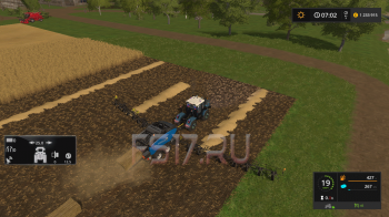 Тюкопресс с валковой жаткой new Holland Big Baler 1290 v 1.0 для Farming Simulator 2017