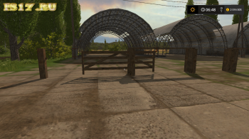 Набор покупаемых ворот WOODEN GATES V1.0 для Farming Simulator 2017