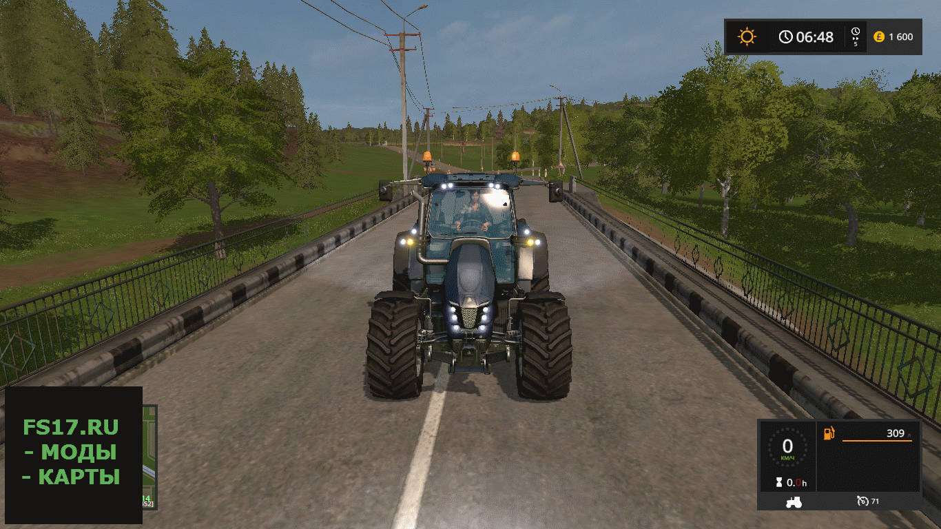 Трактор lamborghini Nitro 120 T4i VRT v 1.1 для Farming Simulator 2017