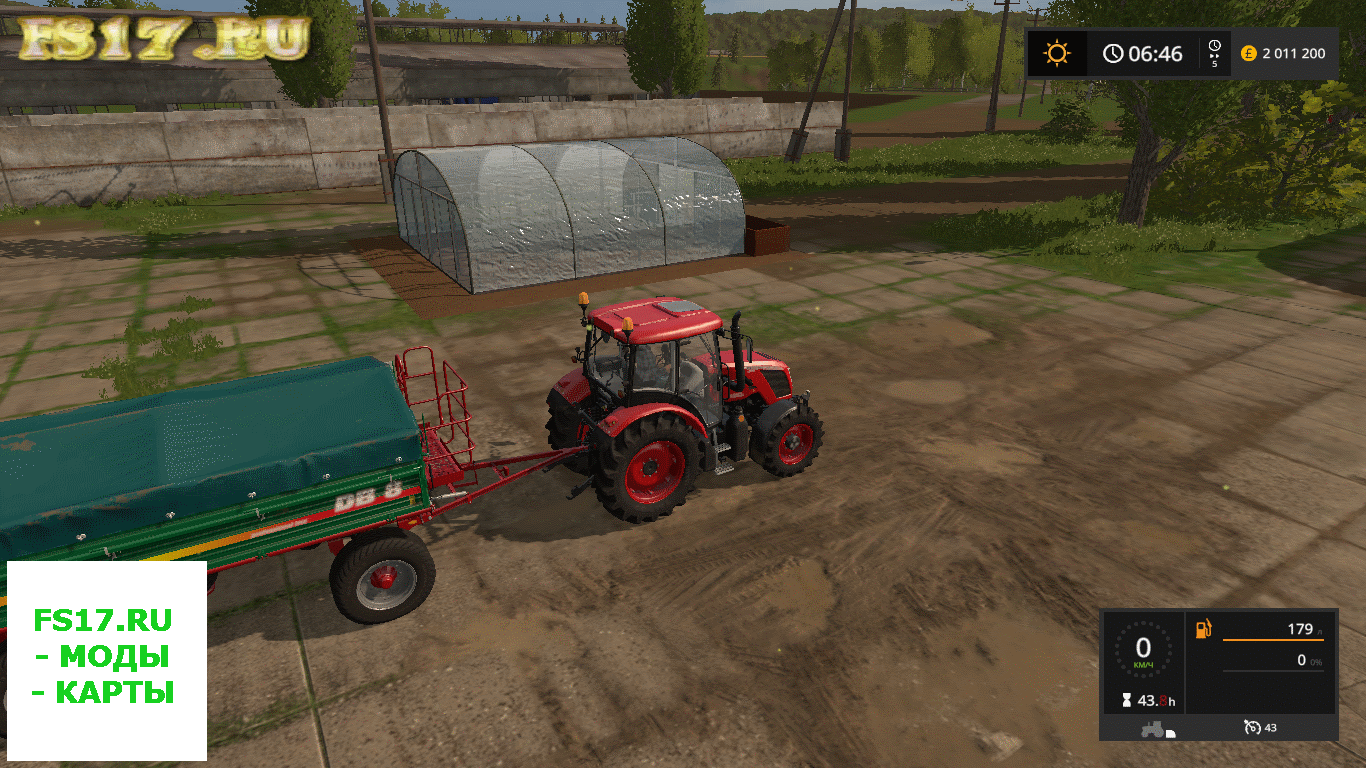 Теплица PLASTICFOIL GREENHOUSE (CUCUMBER) V1.0 для Farming Simulator 2017
