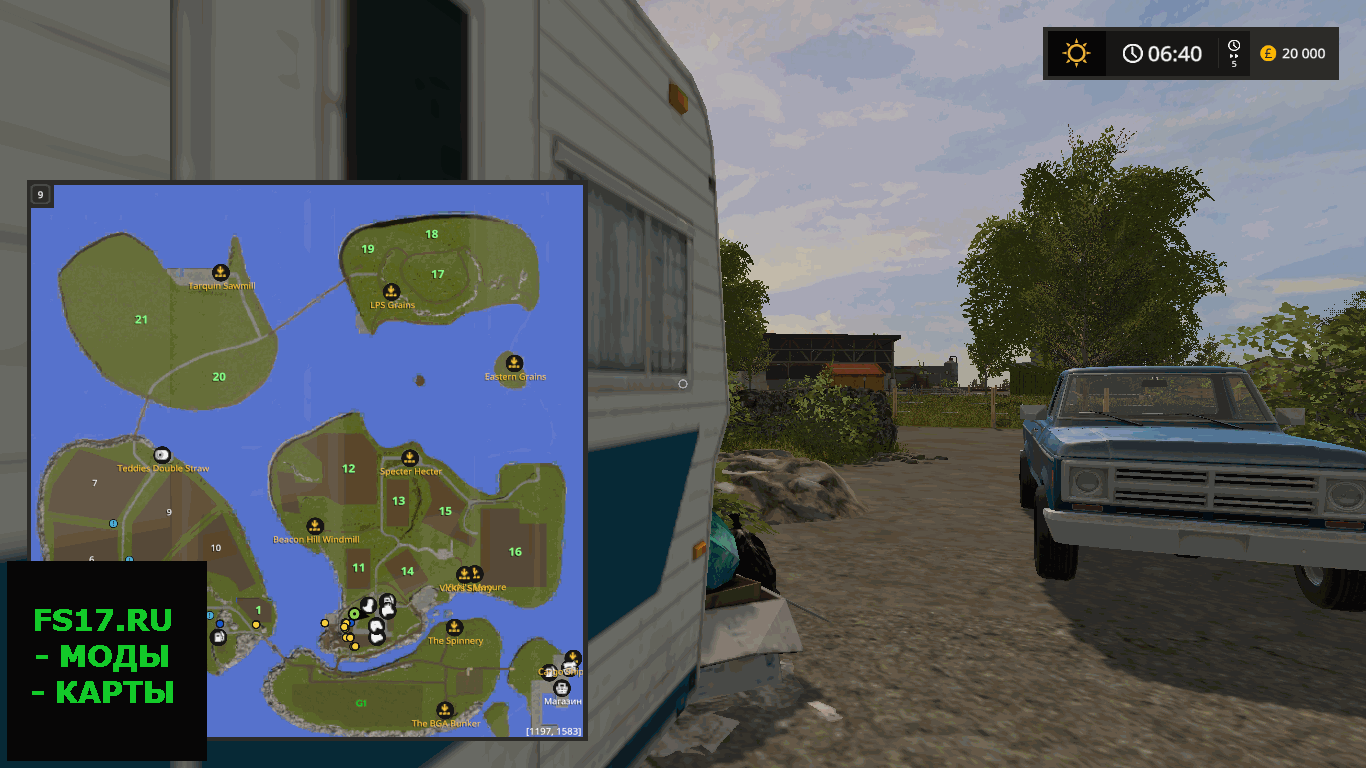Карта SPECTACLE ISLAND V1.1.0.0 для Farming Simulator 2017