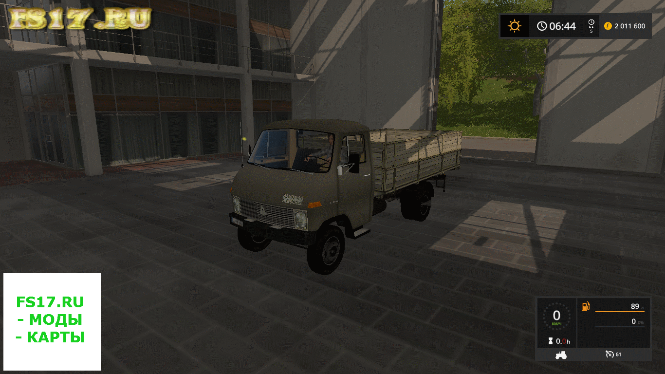 Грузовик 1967 HANOMAG F65 TIPPER V1.0 для Farming Simulator 2017