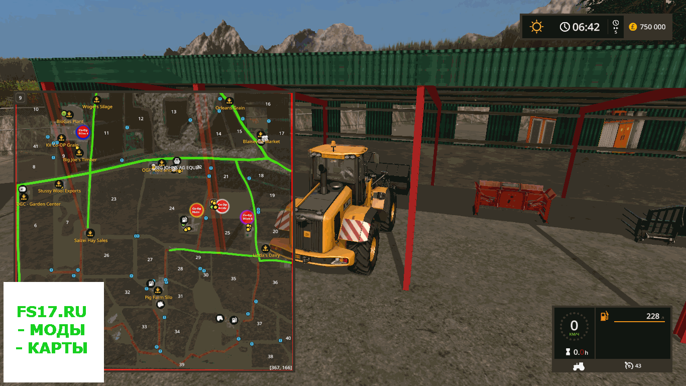 Карта KCENDER VALLEY COOP FARMS V1.0.0.0 для Farming Simulator 2017