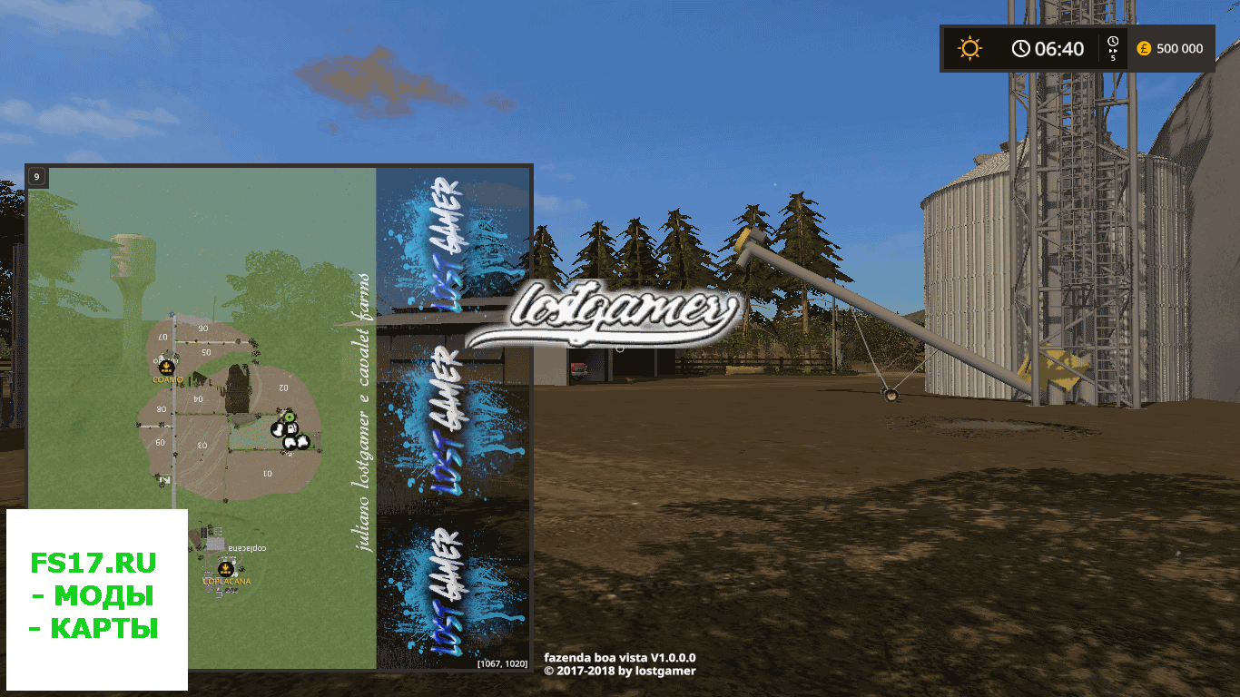Карта FAZENDA BOA VISTA V3.1 для Farming Simulator 2017