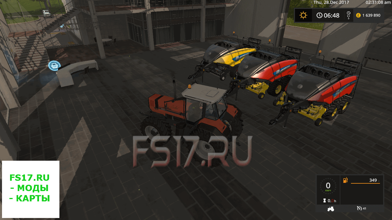 Тюкопресс NEW HOLLAND BALER ED PACK V1.0 для Farming Simulator 2017