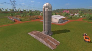 Объект GE GRAINS STORAGE SILO (PREFAB) V1.0 для Farming Simulator 2017