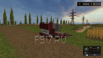 Силосный комбайн Амур 680 V1.0.0.2 для Farming Simulator 2017