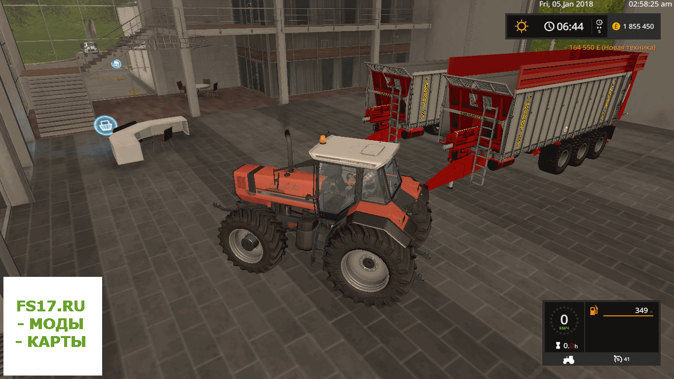 Прицеп TECNOSIMA TRIDEM V1.0.0 для Farming Simulator 2017